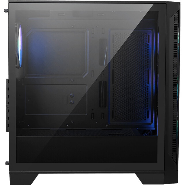 Компьютерный корпус без блока питания Case MSI MAG FORGE 320R AIRFLOW, Midi-Tower, TG, 4x120mm ARGB,