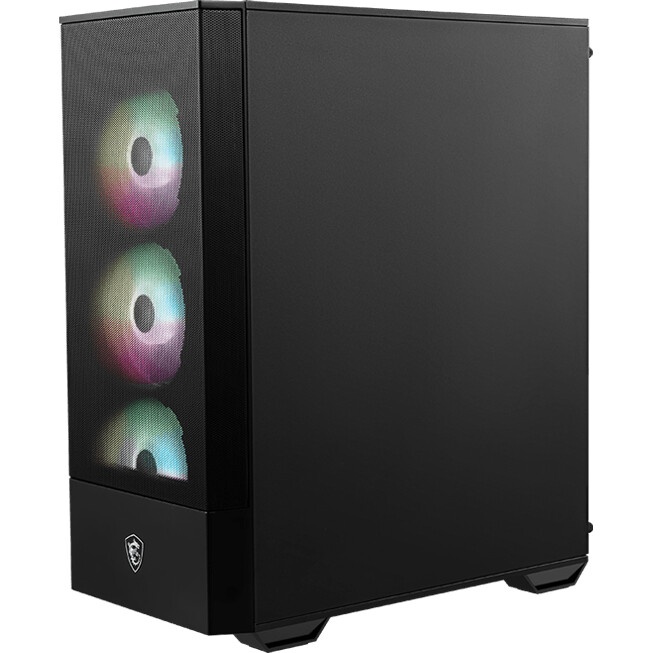Компьютерный корпус без блока питания Case MSI MAG FORGE 320R AIRFLOW, Midi-Tower, TG, 4x120mm ARGB,