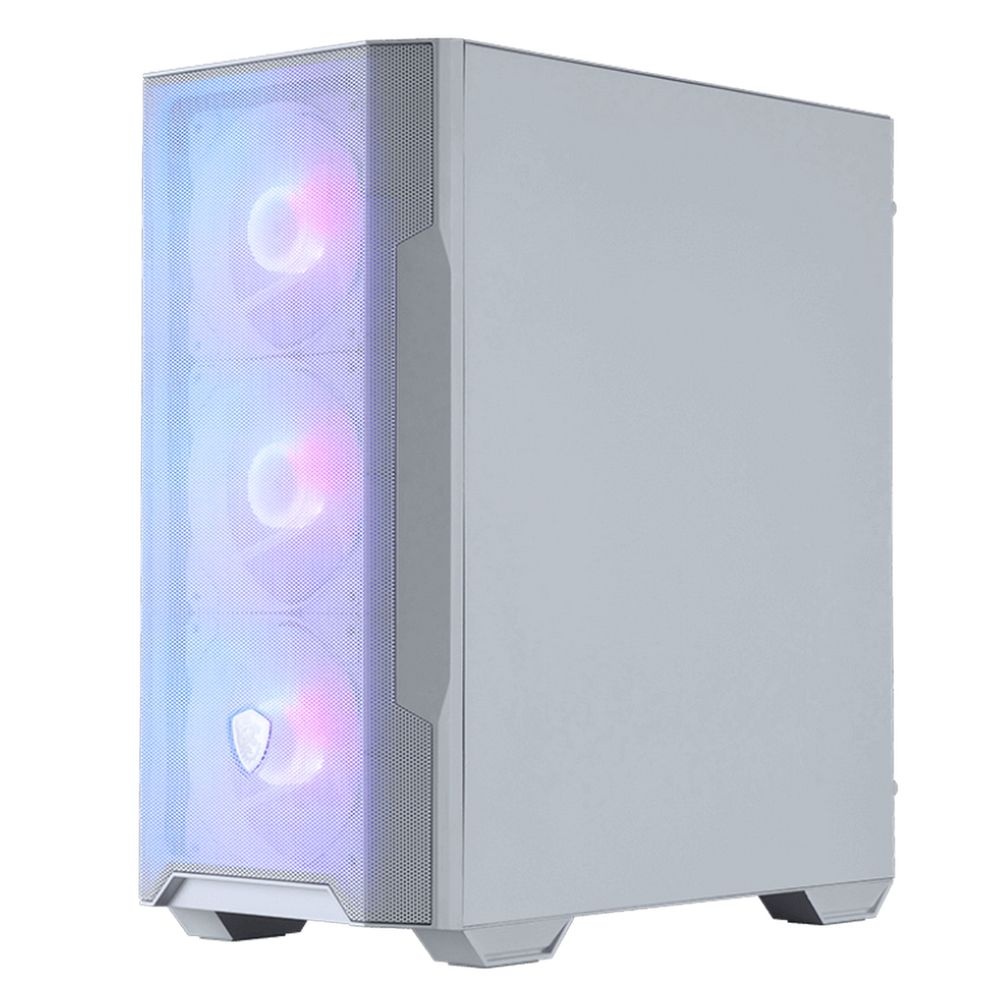 Компьютерный корпус без блока питания Case MSI MAG FORGE M100R, Mini-Tower, TG, 4x120mm ARGB, 2xUSB