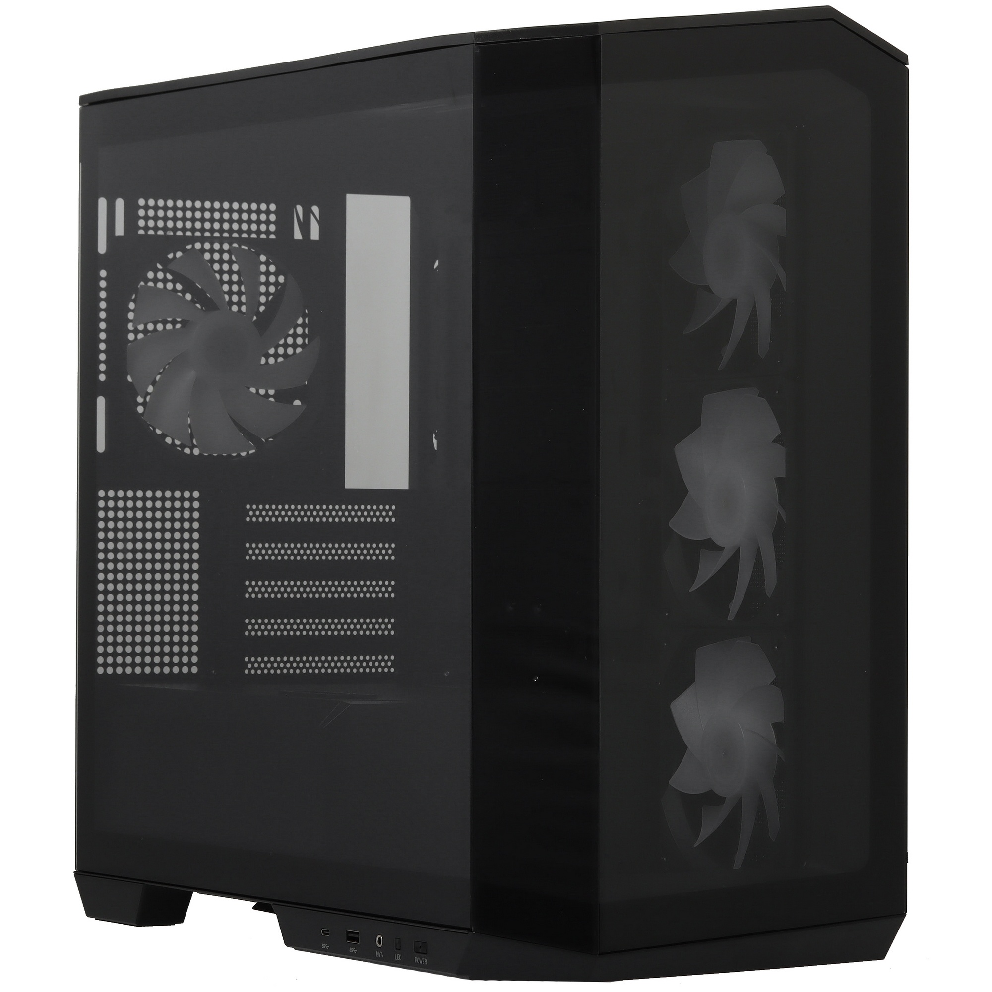 Компьютерный корпус без блока питания Case MSI MAG PANO M100R PZ, Mini-Tower, TG, 4x120mm ARGB, 1xUS