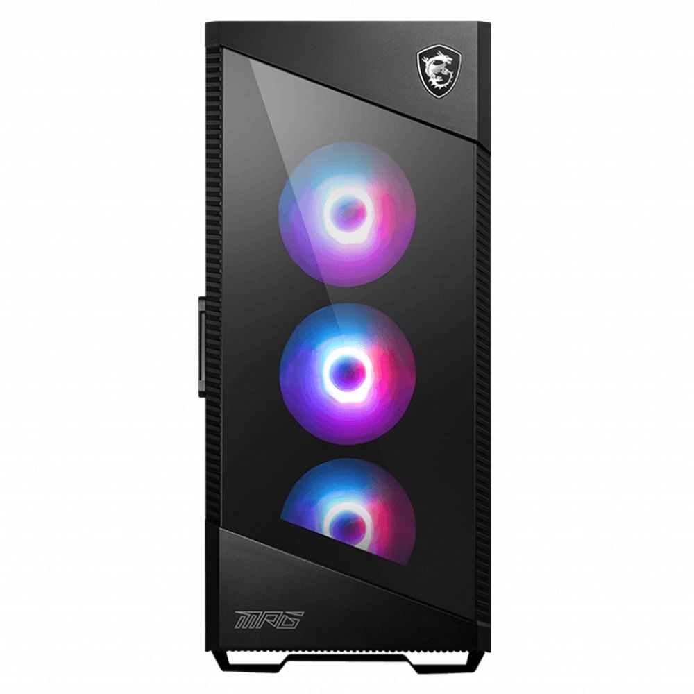 Компьютерный корпус без блока питания Case MSI MPG VELOX 100R, Midi-Tower, TG, 4x120mm ARGB, 2xUSB 3