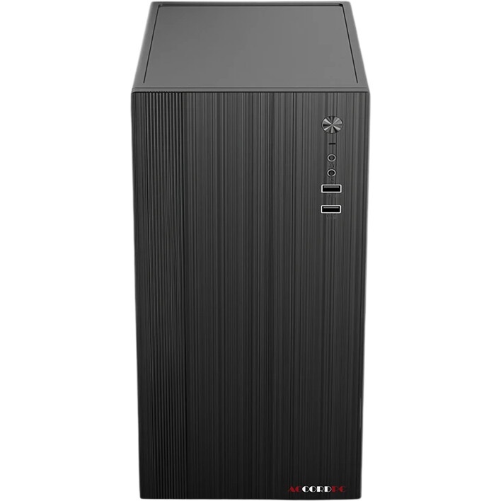 Корпус Accord Entry ACC-2054B черный без БП mATX 1x80mm 2xUSB2.0 audio