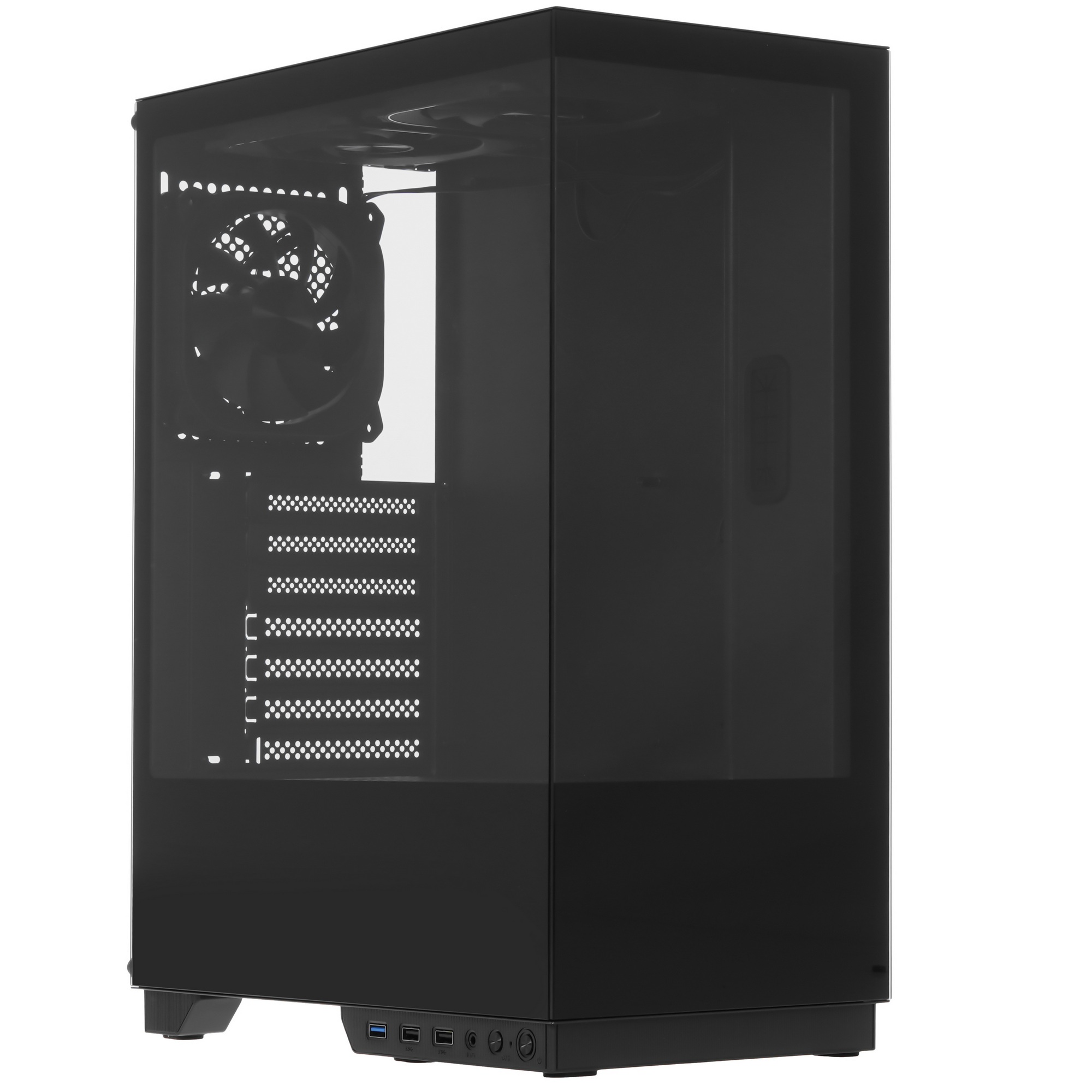 Корпус компьютерный Defender HyperHub черный,ATX,3fans,switchM/BSync