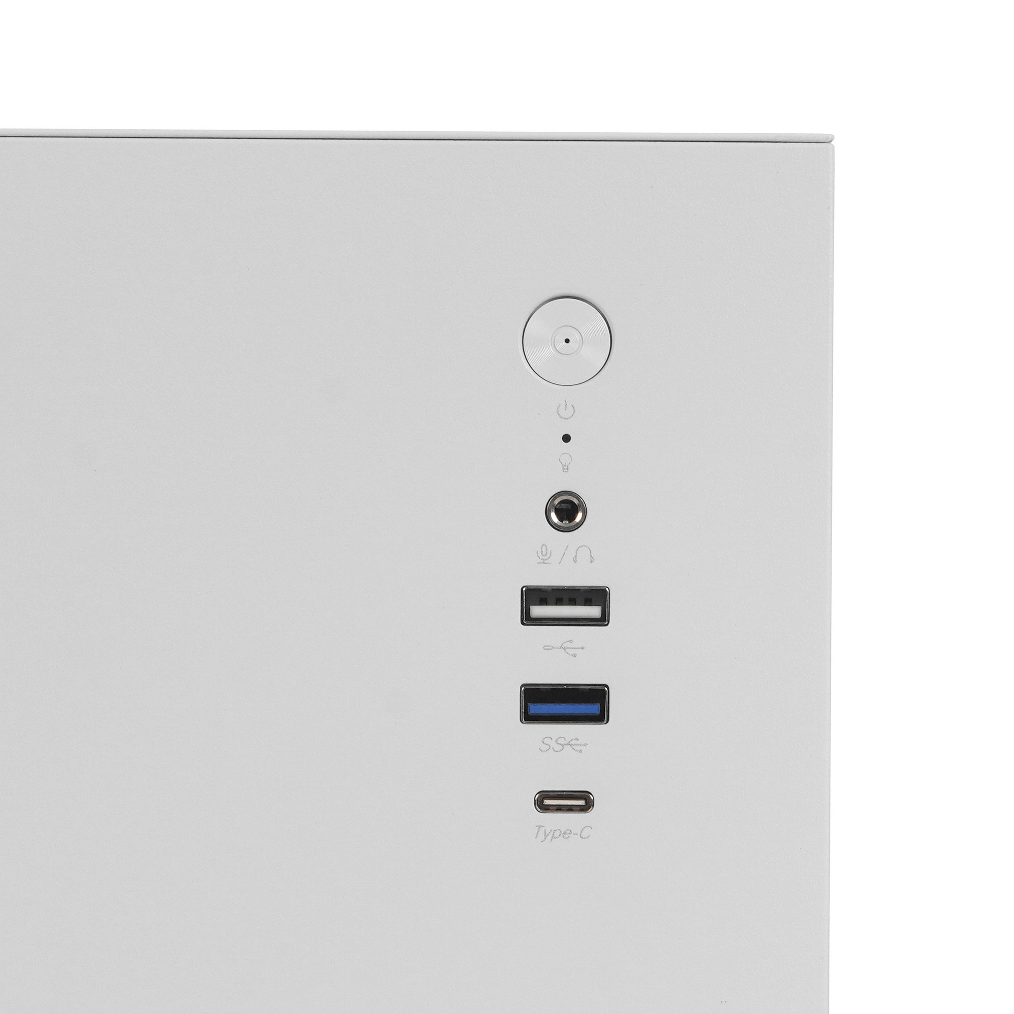 Корпус компьютерный Defender Apex Metal белый, mATX,Type C(3.0),USB3.0