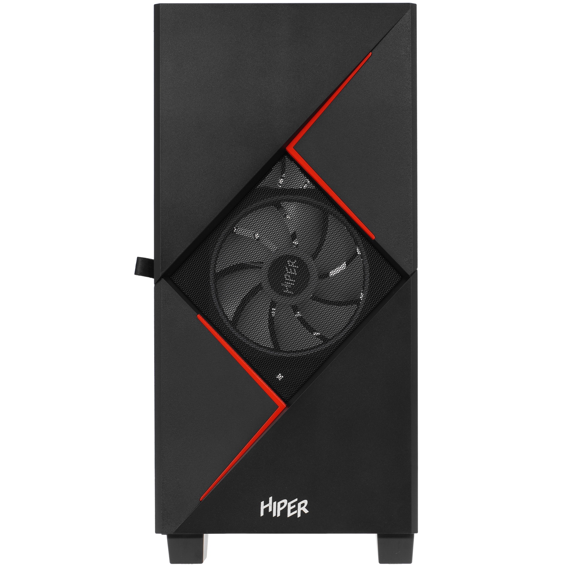 Компьютерный корпус GameMax Cyclops BR без БП (Midi Tower, ATX, Черно-красн.,1*USB2.0 + 1*USB3.0, 2*