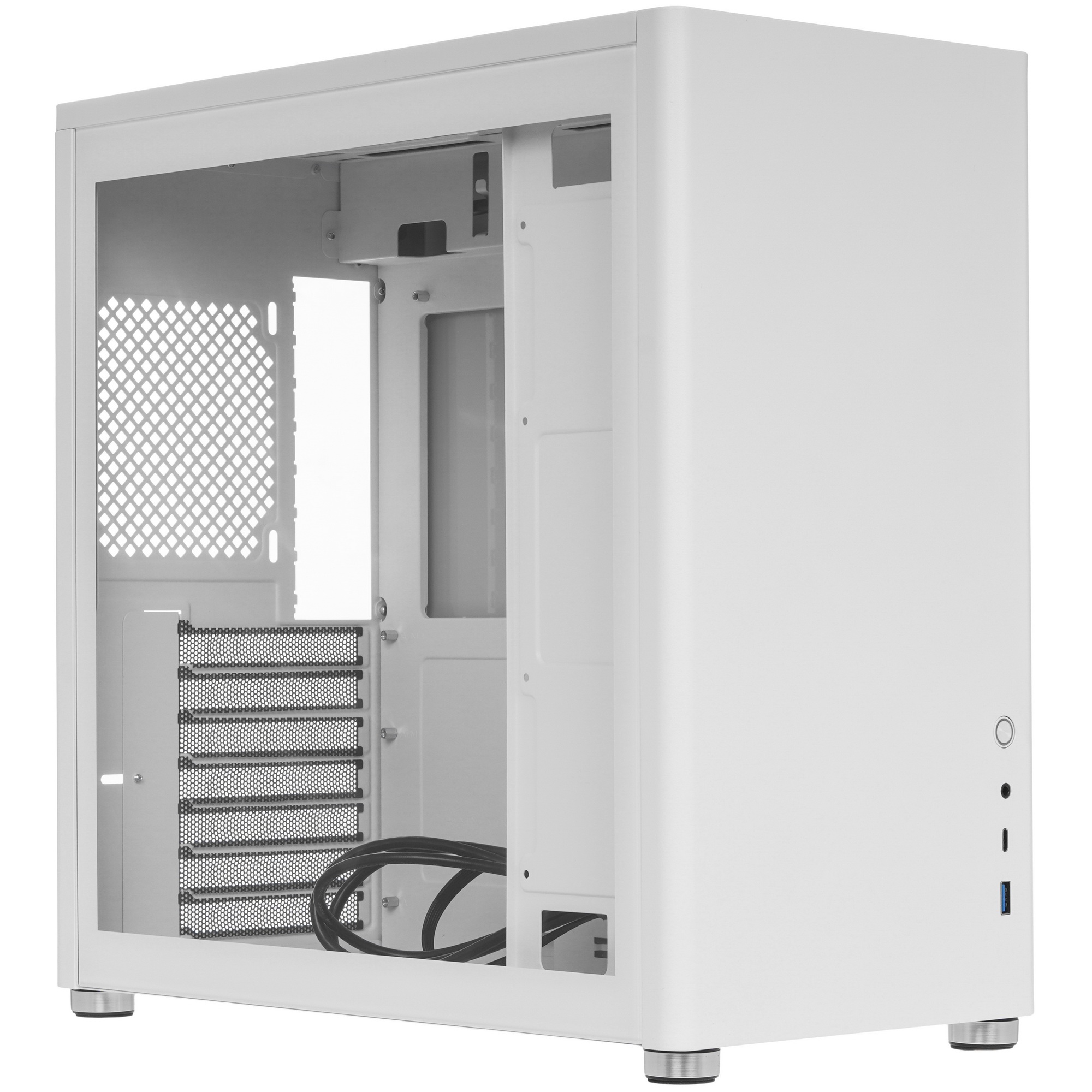Компьютерный корпус GameMax Spark Pro Full White без БП (Midi Tower, ATX, Белый, USB3.0+Type C, Зак.