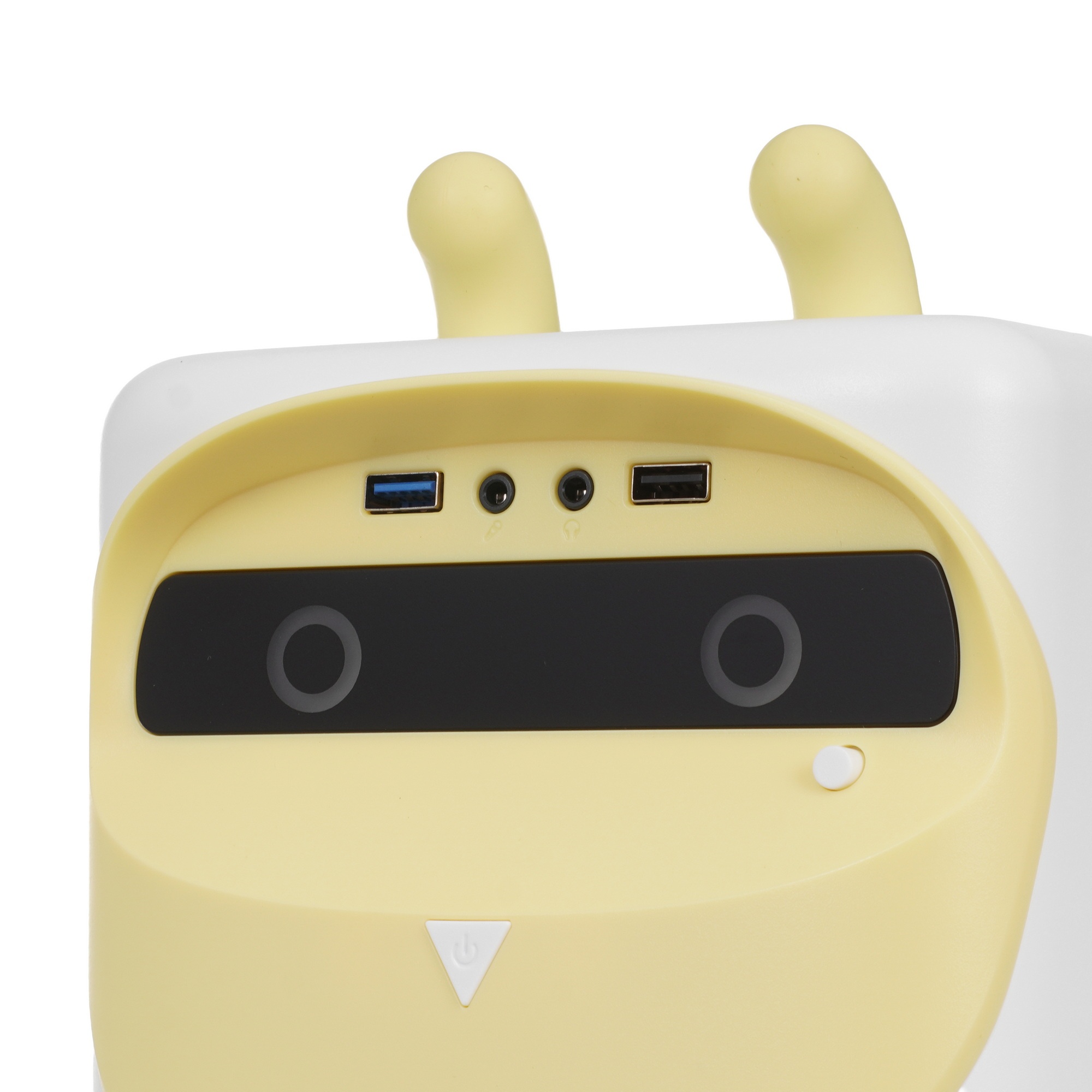 Компьютерный корпус GameMax Cute OWL W-Y без БП (Midi Tower, ATX, Бело-желтый, 1*USB3.0 + 2*USB2.0,