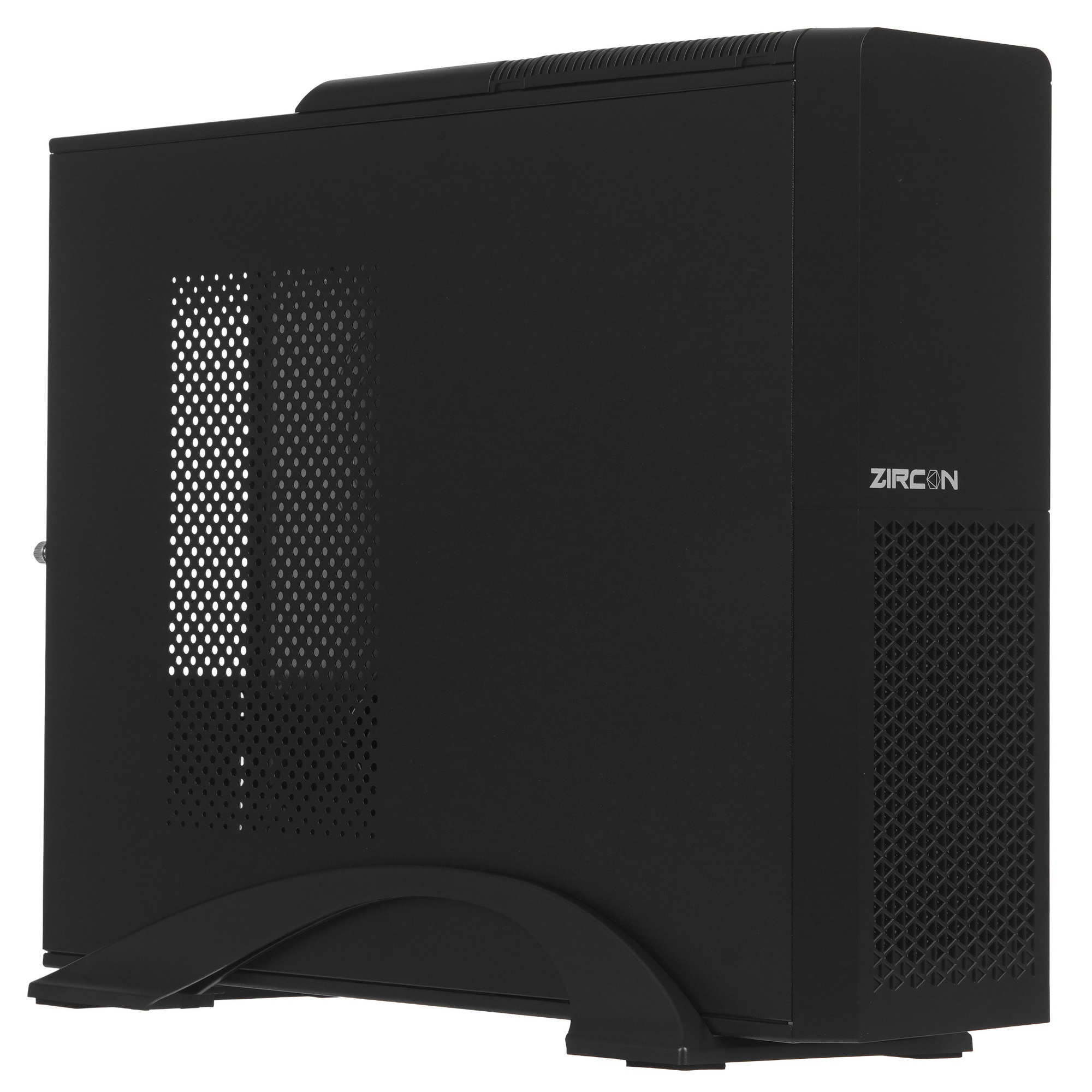 Компьютерный корпус Zircon Desk MINI 300W (Desktop, Micro-ATX, Черн., 1*USB3.0, 1*Type-C, 1*80мм)