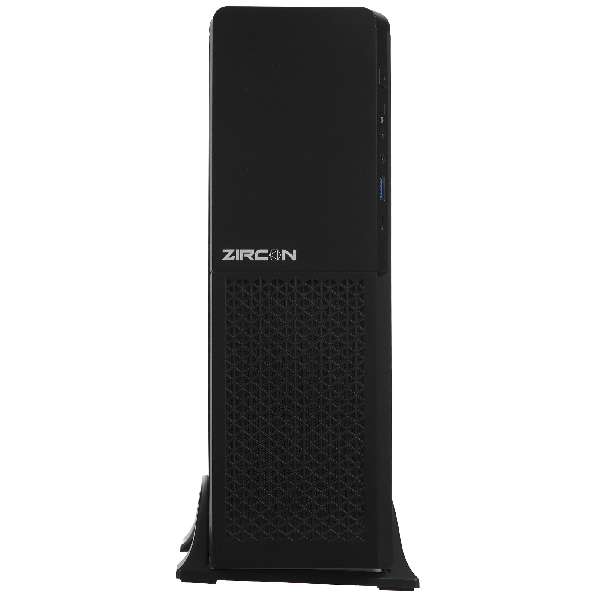 Компьютерный корпус Zircon Desk MINI 300W (Desktop, Micro-ATX, Черн., 1*USB3.0, 1*Type-C, 1*80мм)