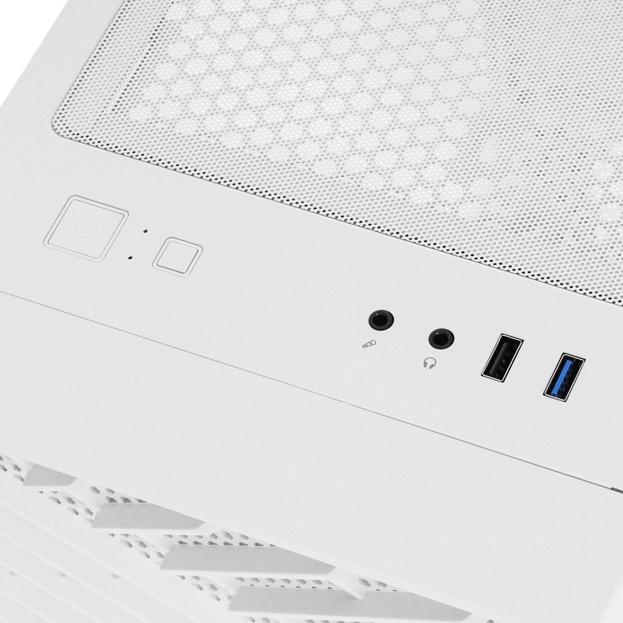 Компьютерный корпус Zircon Tropez WT без БП (Midi Tower,ATX,Бел,1*USB3.0,1*USB2.0)