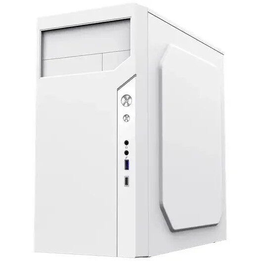 Компьютерный корпус ZIRCON IVA WT (Midi Tower, Белый, БП 450Вт., 1*USB3.0, 1*USB Type-C, HD Audio)