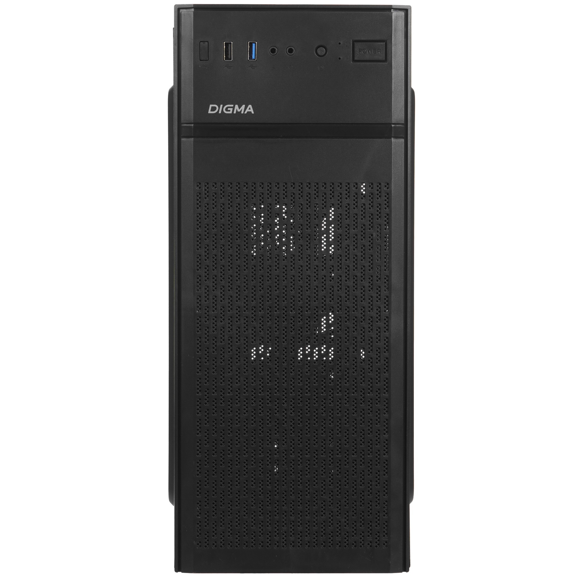 Компьютерный корпус Digma DCC-MD301 черный без БП ATX 1x80mm 4x120mm 1xUSB2.0 1xUSB3.0 audio