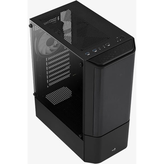 Компьютерный корпус ACD Citadel 108B ATX, Type-C + 2XUSB ports + HD audio combo, Mesh, TG, Black.