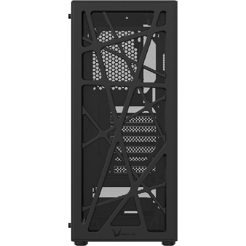 Компьютерный корпус ACD Citadel 108B ATX, Type-C + 2XUSB ports + HD audio combo, Mesh, TG, Black.