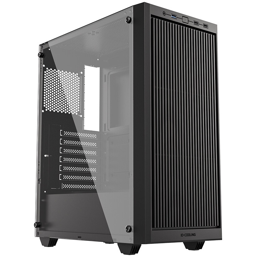 Компьютерный корпус ACD Citadel 108B ATX, Type-C + 2XUSB ports + HD audio combo, Mesh, TG, Black.