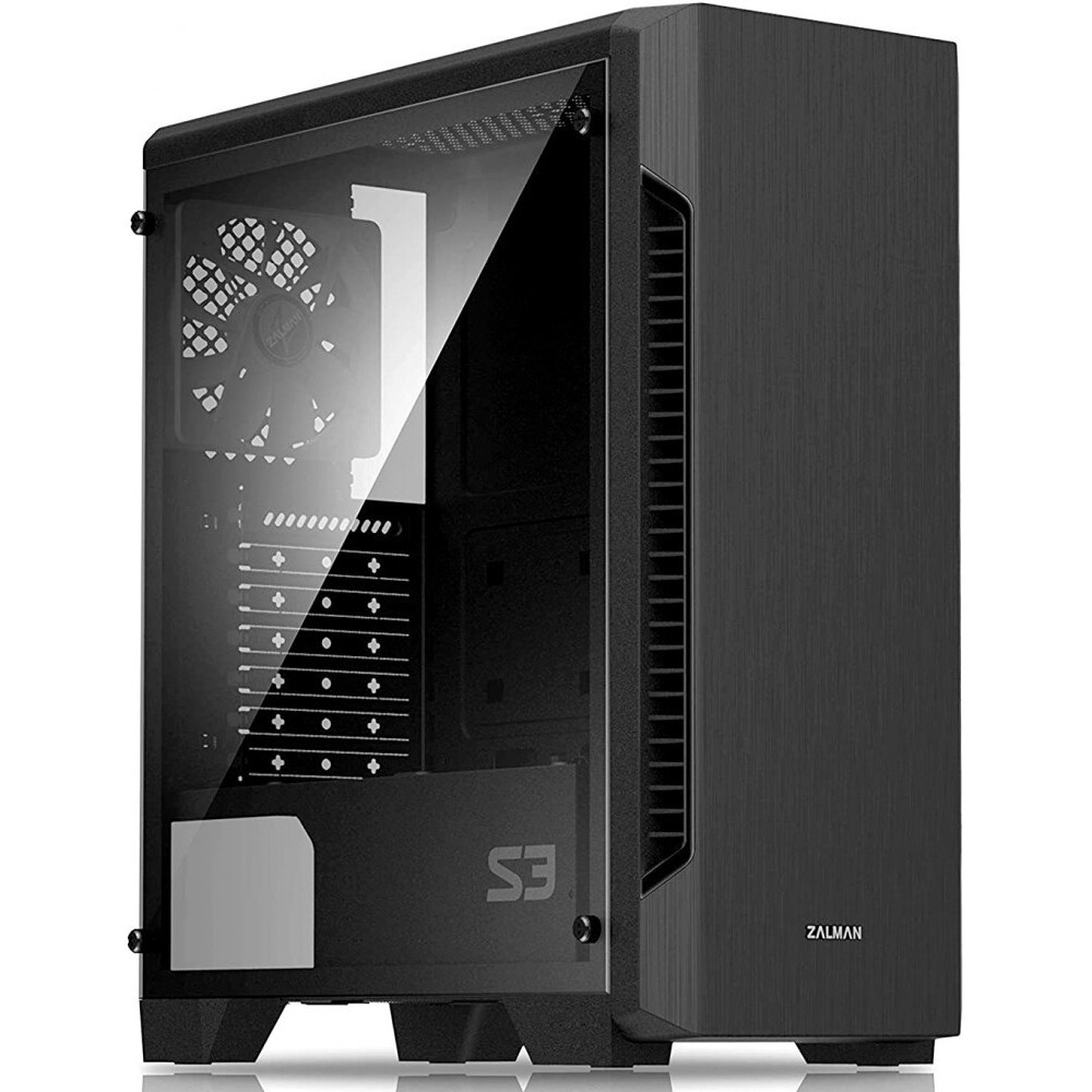 Компьютерный корпус ACD Citadel 108DB ATX, Type-C + 2 X USB ports + HD audio combo, Mesh, TG, Black