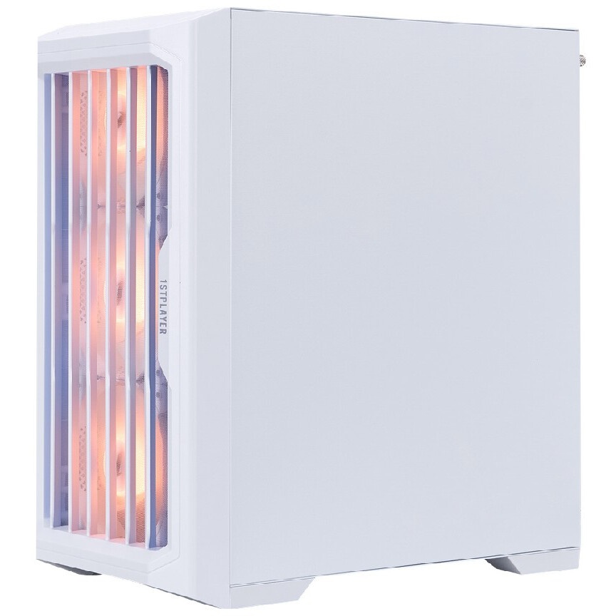 Компьютерный корпус ACD Citadel 108DW ATX, Type-C + 2 X USB ports + HD audio combo, Mesh, TG, White