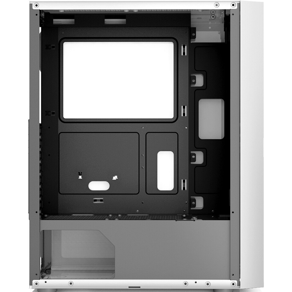 Компьютерный корпус ACD Citadel 108W ATX, Type-C + 2XUSB ports + HD audio combo, Mesh, TG, White.