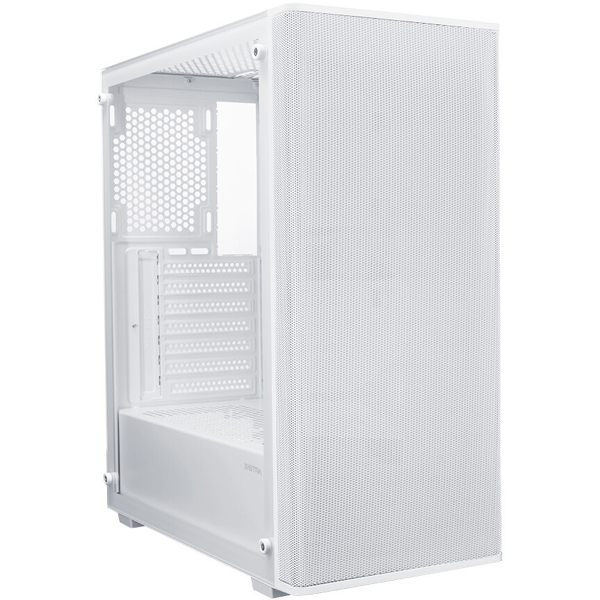 Компьютерный корпус ACD Citadel 108W ATX, Type-C + 2XUSB ports + HD audio combo, Mesh, TG, White.