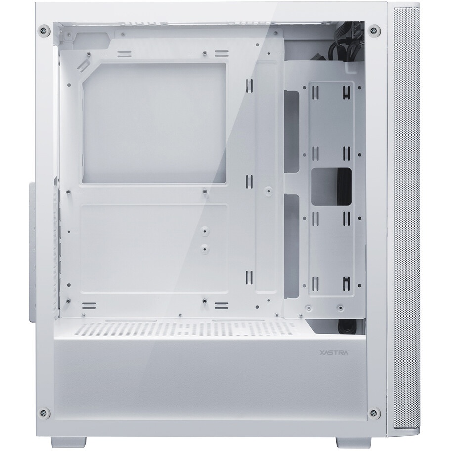 Компьютерный корпус ACD Citadel 108W ATX, Type-C + 2XUSB ports + HD audio combo, Mesh, TG, White.
