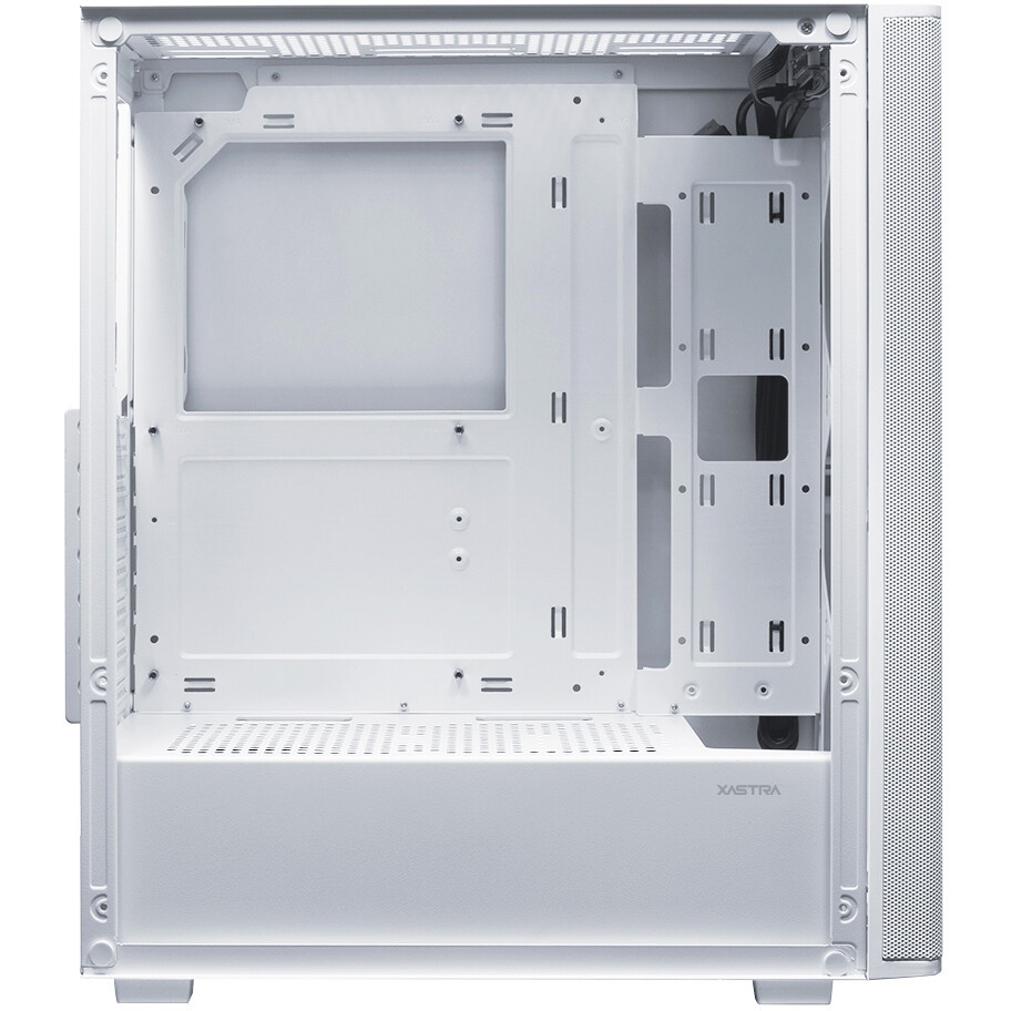 Компьютерный корпус ACD Citadel 108W ATX, Type-C + 2XUSB ports + HD audio combo, Mesh, TG, White.