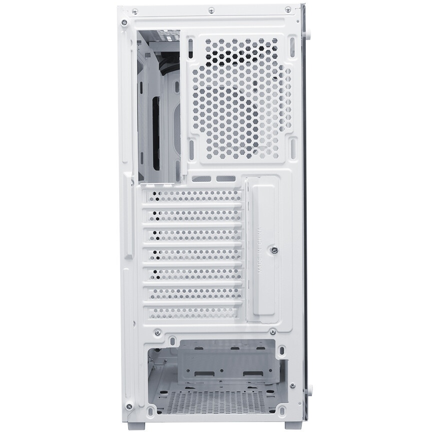 Компьютерный корпус ACD Citadel 108W ATX, Type-C + 2XUSB ports + HD audio combo, Mesh, TG, White.