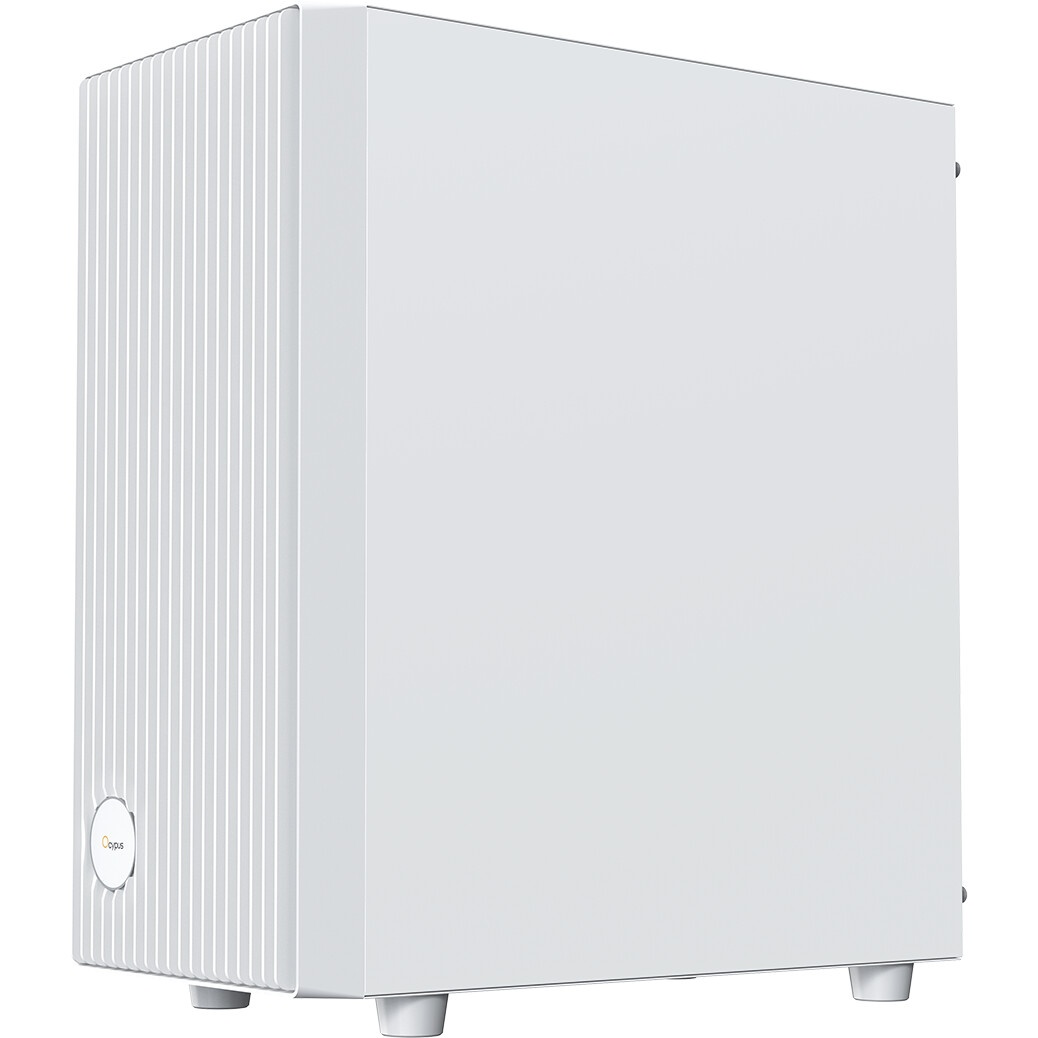 Компьютерный корпус ACD Citadel 108W ATX, Type-C + 2XUSB ports + HD audio combo, Mesh, TG, White.