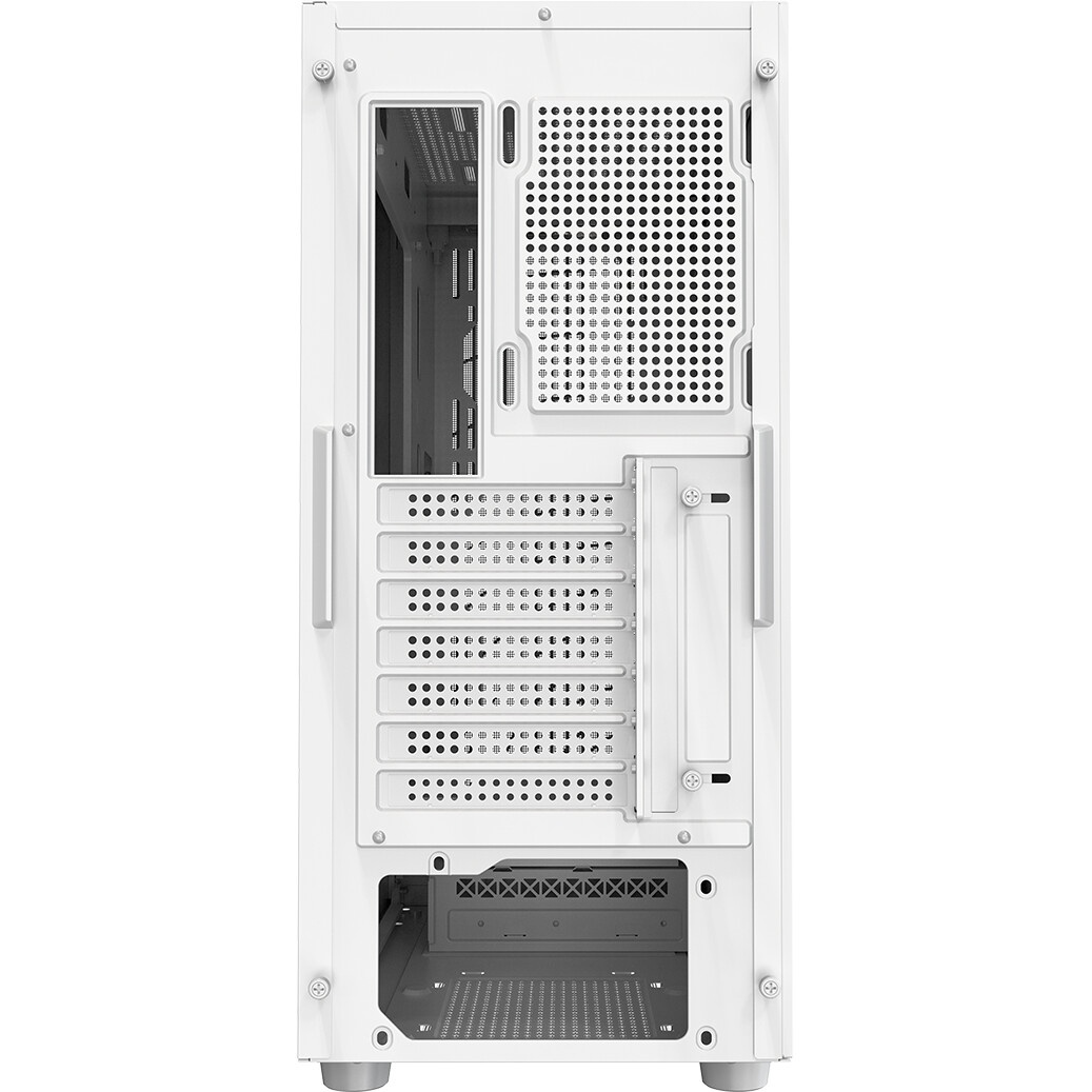 Компьютерный корпус ACD Citadel 108W ATX, Type-C + 2XUSB ports + HD audio combo, Mesh, TG, White.