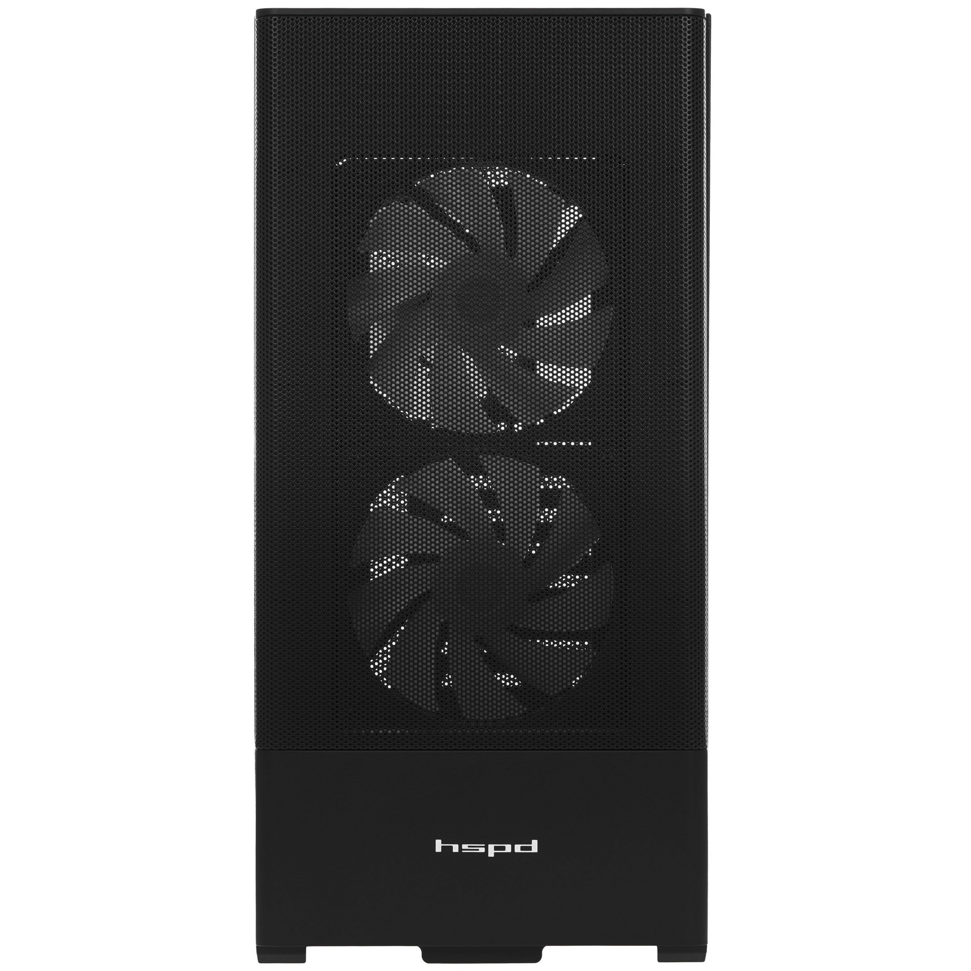 Компьютерный корпус без блока питания HSPD M712, Mesh Mid Tower, Black, TG, 0.6 SPCC, 3x140mm ARGB,