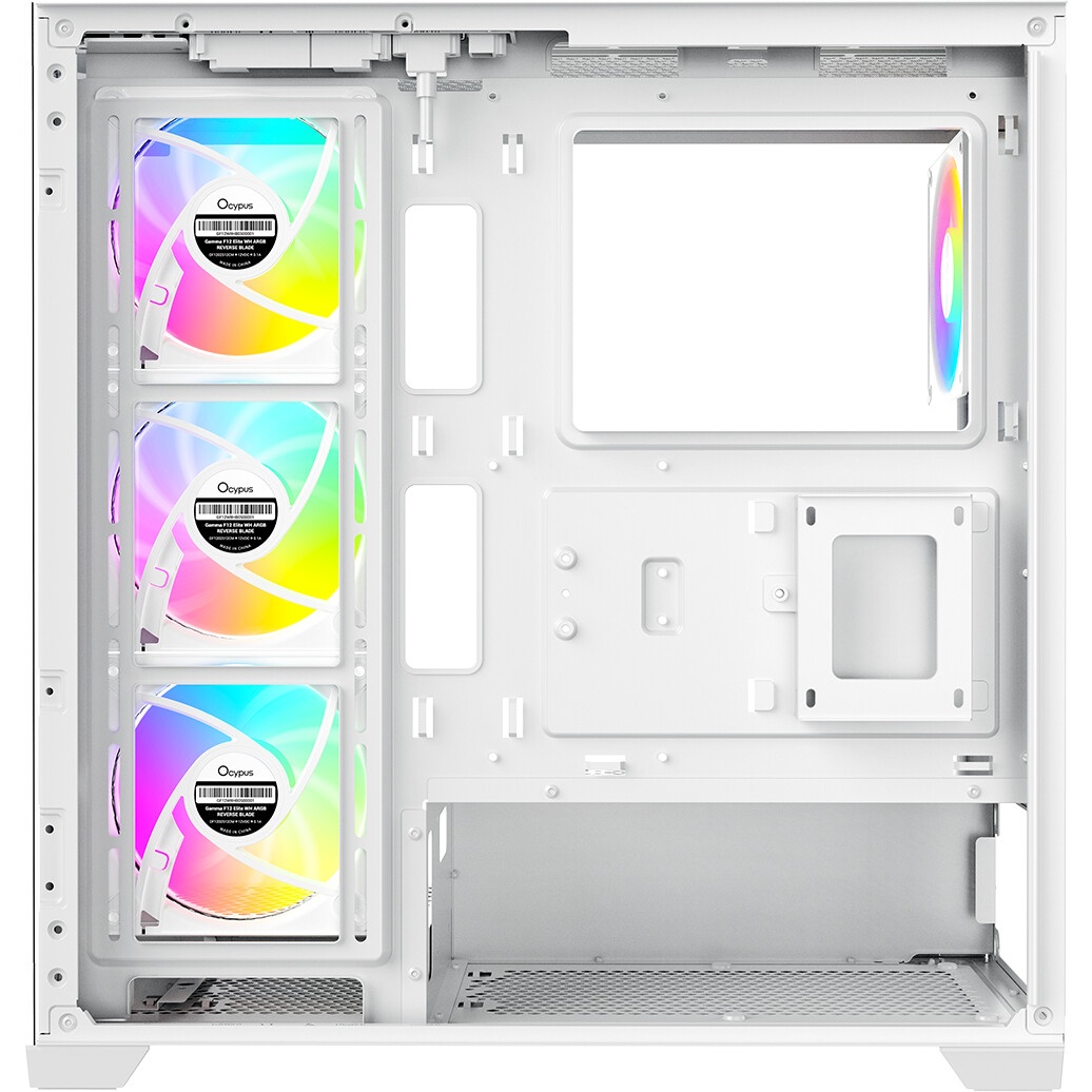 Компьютерный корпус Aerocool / Formula Crystal Z2 белый без БП ATX 5x120mm 1xUSB2.0 2xUSB3.0 audio b