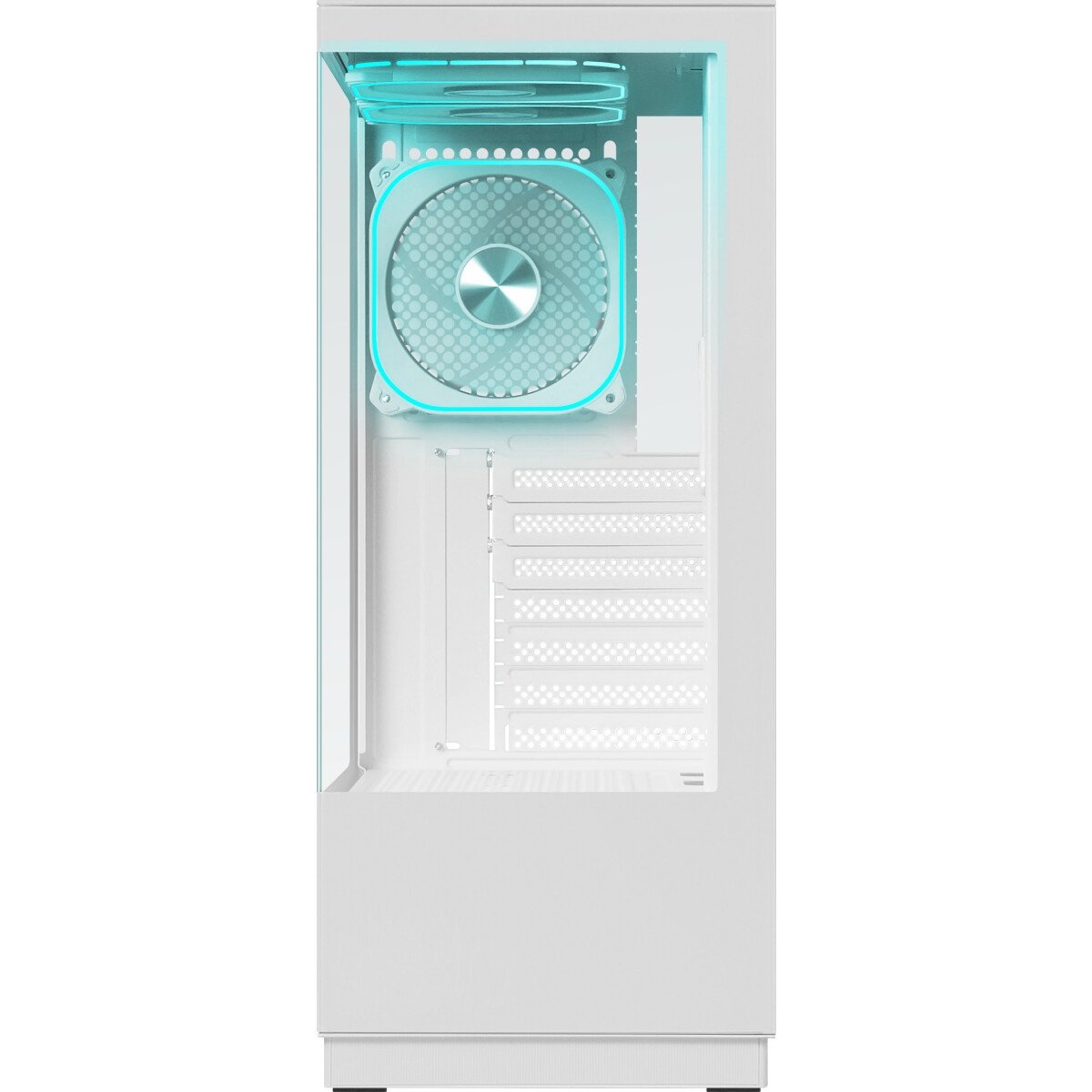 Компьютерный корпус Aerocool / Formula Crystal Z2 белый без БП ATX 5x120mm 1xUSB2.0 2xUSB3.0 audio b