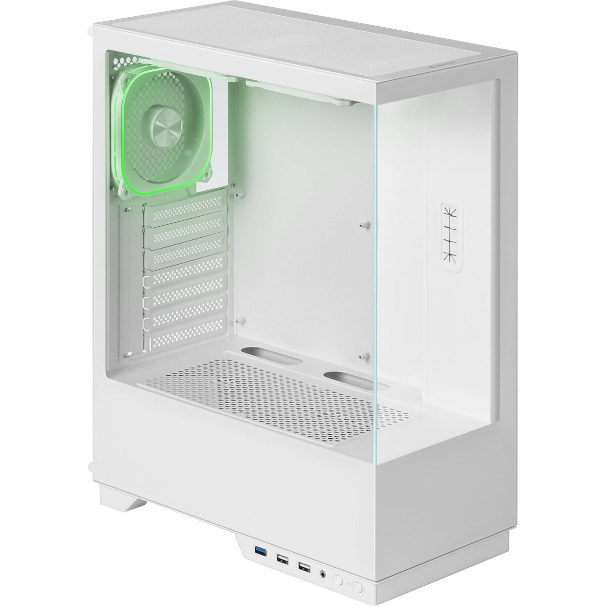 Компьютерный корпус Aerocool / Formula Crystal Z2 белый без БП ATX 5x120mm 1xUSB2.0 2xUSB3.0 audio b