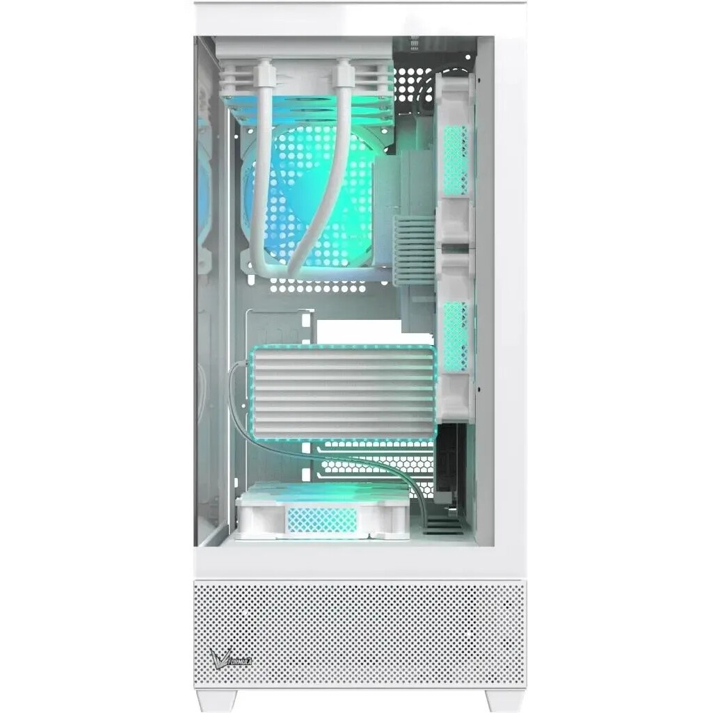 Компьютерный корпус Aerocool / Formula Crystal Z2 белый без БП ATX 5x120mm 1xUSB2.0 2xUSB3.0 audio b