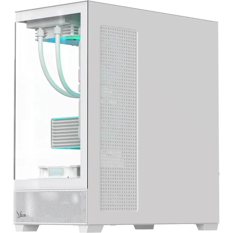 Компьютерный корпус Aerocool / Formula Crystal Z2 белый без БП ATX 5x120mm 1xUSB2.0 2xUSB3.0 audio b