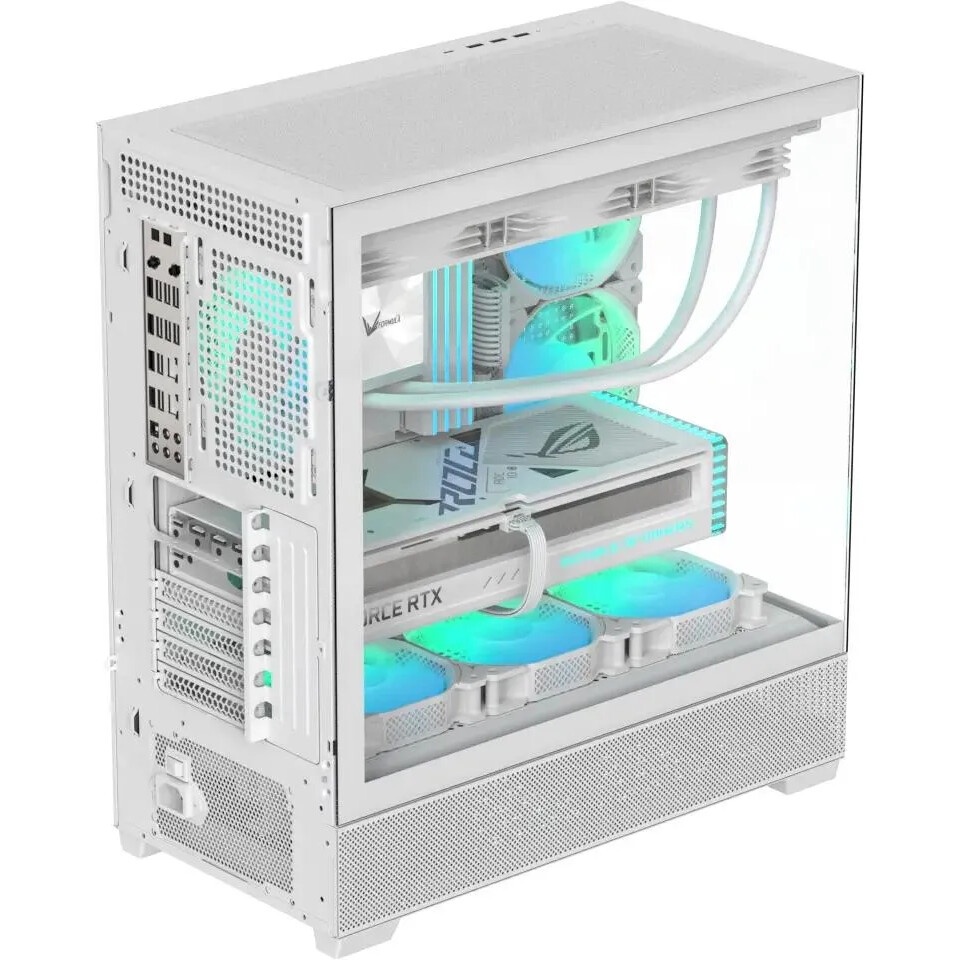 Компьютерный корпус Aerocool / Formula Crystal Z2 белый без БП ATX 5x120mm 1xUSB2.0 2xUSB3.0 audio b