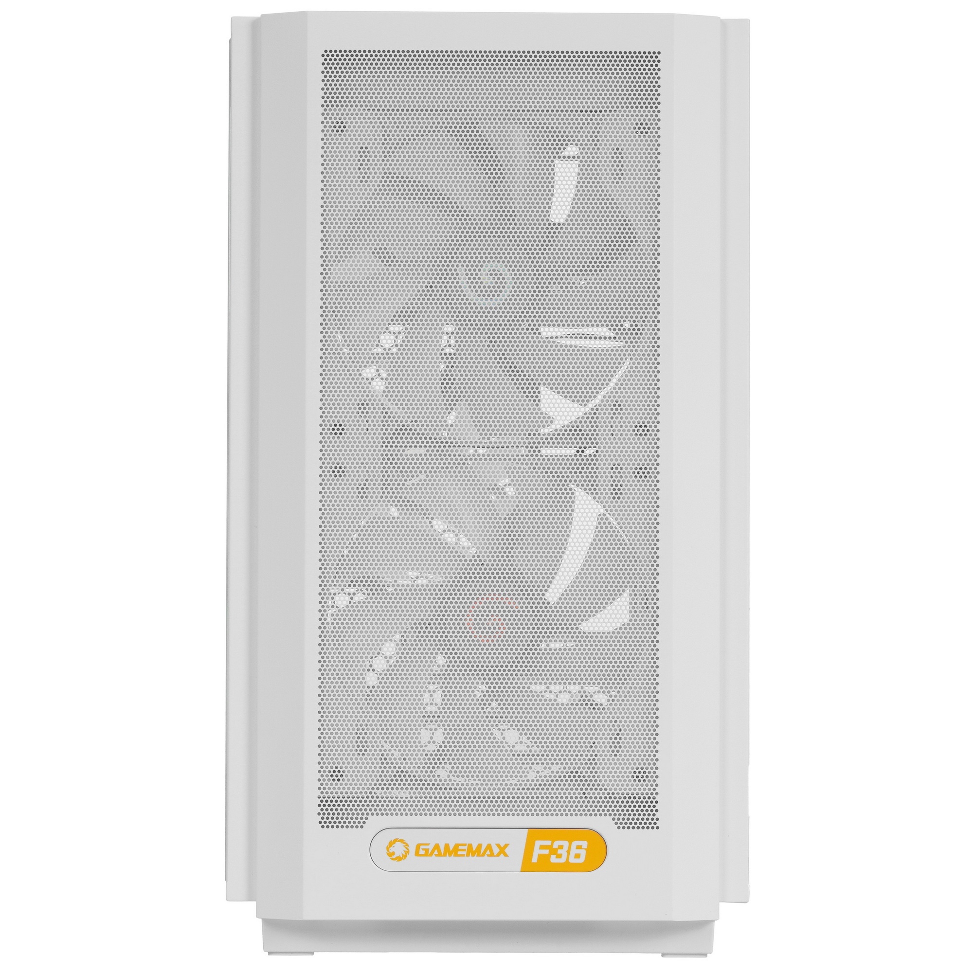 Компьютерный корпус без БП GameMax F36 WH (Midi Tower, ATX, Белый, 1*USB Type-C, 3*120мм)