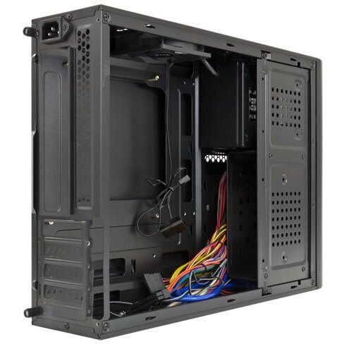 Компьютерный корпус SlimTower Aerocool / Formula "Cs-101 Black ", mATX, черный 400W EN54722