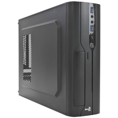 Компьютерный корпус SlimTower Aerocool / Formula "Cs-101 Black ", mATX, черный 400W EN54722