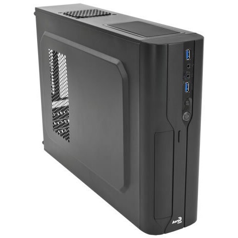 Компьютерный корпус SlimTower Aerocool / Formula "Cs-101 Black ", mATX, черный 400W EN54722