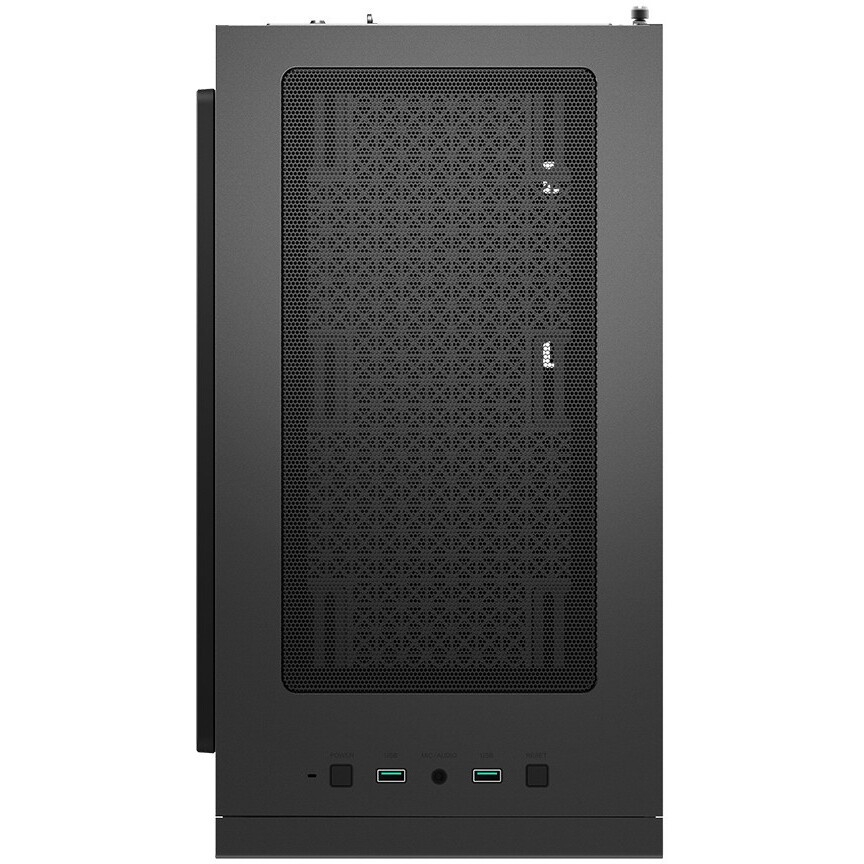Компьютерный корпус Deepcool MACUBE 110 BK без БП, боковое окно (закаленное стекло), черный, mATX