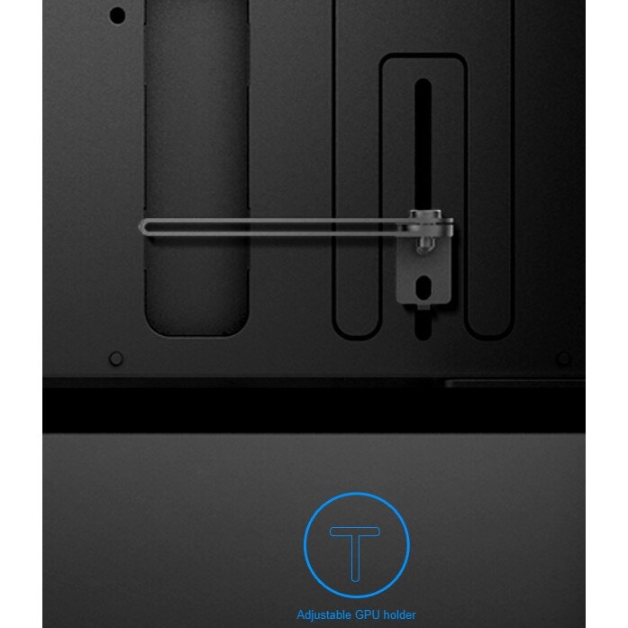 Компьютерный корпус Deepcool MACUBE 110 BK без БП, боковое окно (закаленное стекло), черный, mATX