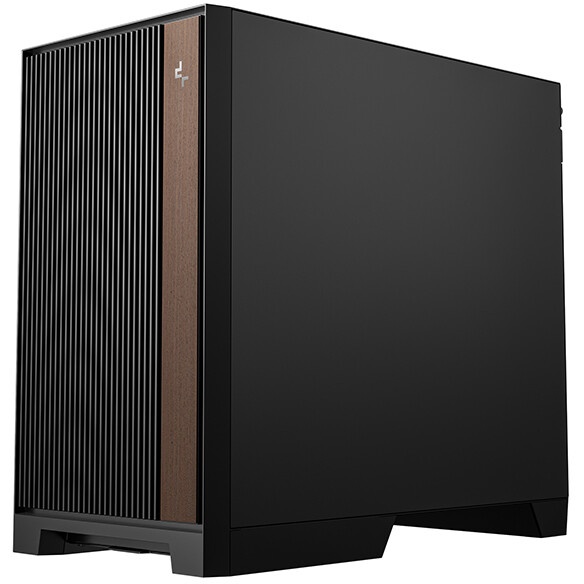 Компьютерный корпус Deepcool MACUBE 110 BK без БП, боковое окно (закаленное стекло), черный, mATX