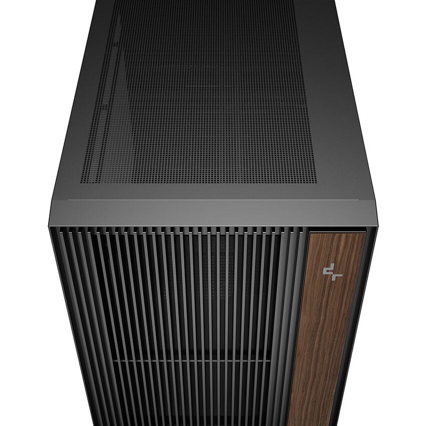 Компьютерный корпус Deepcool MACUBE 110 BK без БП, боковое окно (закаленное стекло), черный, mATX