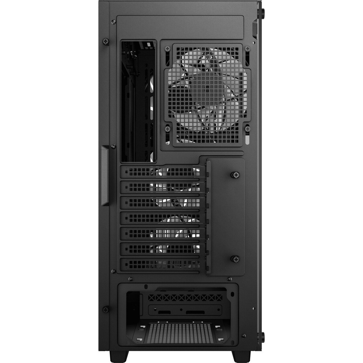 Компьютерный корпус Deepcool MACUBE 110 BK без БП, боковое окно (закаленное стекло), черный, mATX