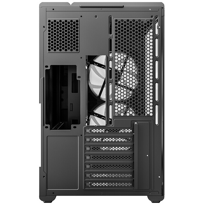 Компьютерный корпус Deepcool MACUBE 110 BK без БП, боковое окно (закаленное стекло), черный, mATX