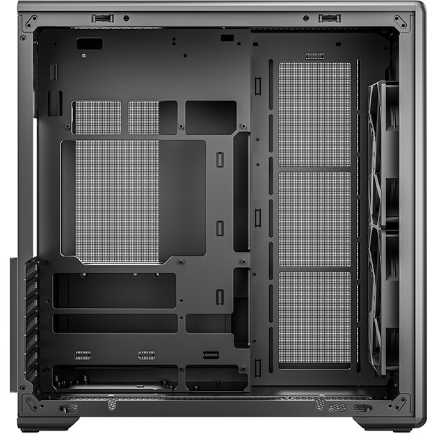 Компьютерный корпус Deepcool MACUBE 110 BK без БП, боковое окно (закаленное стекло), черный, mATX