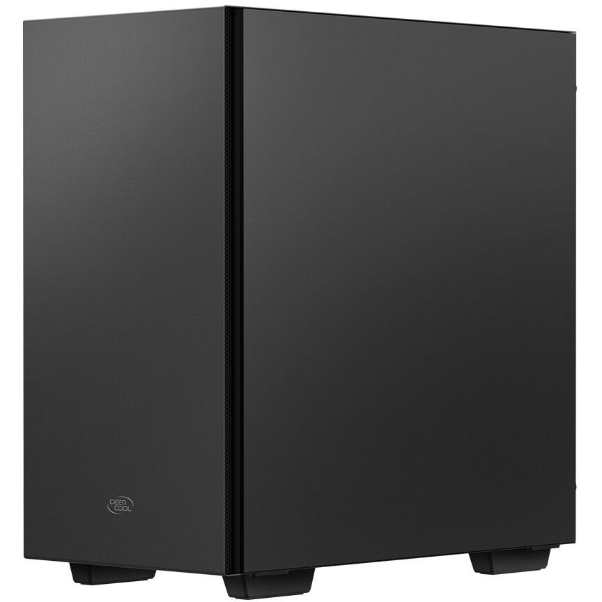 Компьютерный корпус Deepcool MACUBE 110 BK без БП, боковое окно (закаленное стекло), черный, mATX