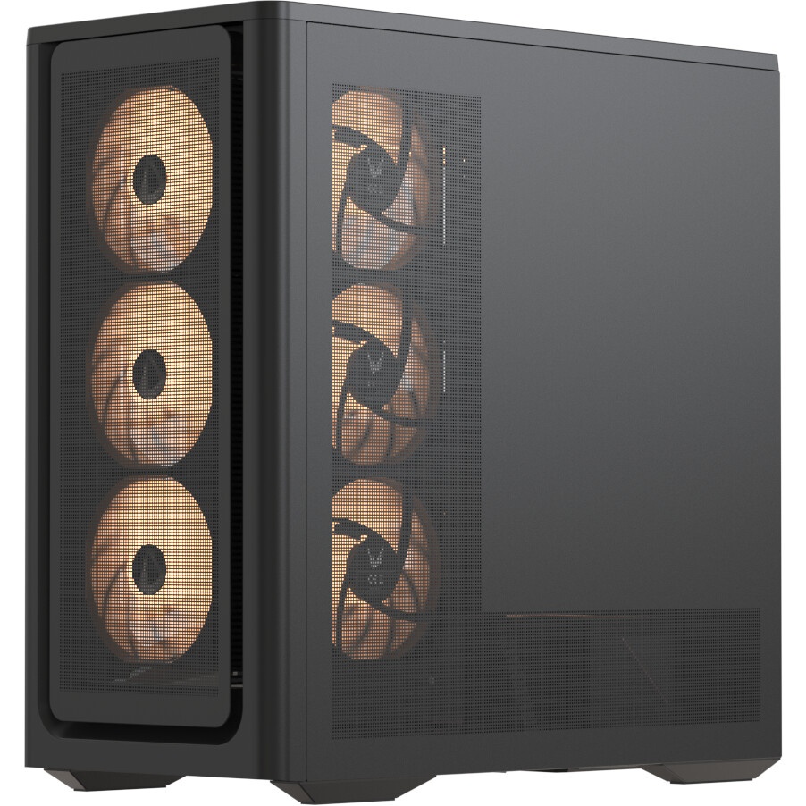 Компьютерный корпус без блока питания Cooler Master Elite 500, 2xUSB3.2, 1x120Fan, w/o PSU, Black, w