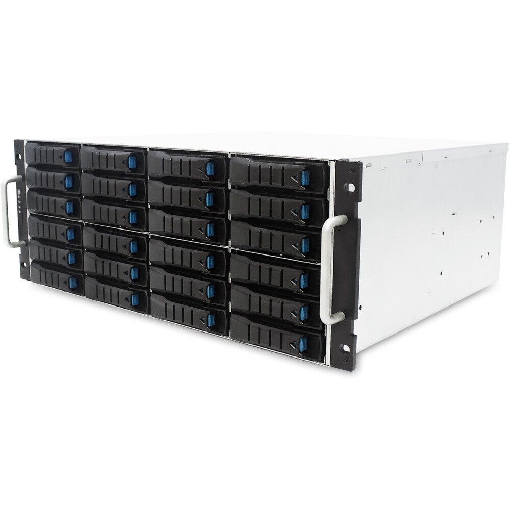 Компьютерный корпус AIC XJ1-20246-02 2U 24x 2.5"; hot-swap bays, hot-swap JBOD with dual SAS 12G exp