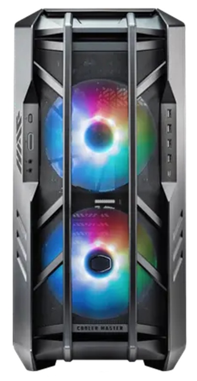 Компьютерный корпус Cooler Master HAF700 черный без БП E-ATX 5x120мм 4x200мм 2xUSB3.0 1xUSB3.1 audio